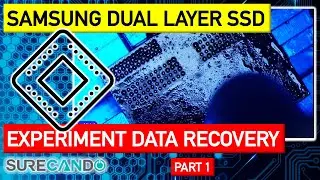 Dual layer Samsung SSD NAND chip Reball & Data recovery attempt - Experiment test run. Part 1