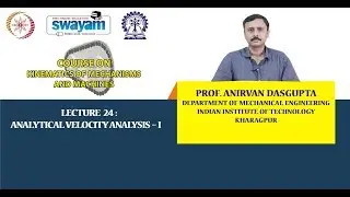 Lecture 24: Analytical Velocity Analysis &ndash; I