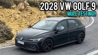 SPIED TESTING 2028 VW GOLF 9! (*FIRST MULE NEXT GEN*)