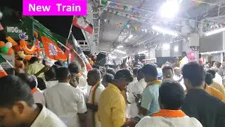 Celebrations & Decorated New Theni Railway Station | தேனி