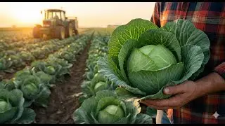 Inside the Cabbage Fields &ndash; How Cabbages Are Grown, Harvested & Packed (Full Process)