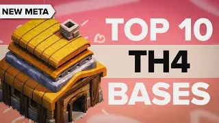 TOP 10 TH4 BASE Layouts 😍 NEW META (War/Trophy/Farming/Hybrid) Base Designs | Clash of Clans