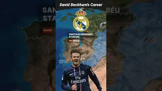 🏴󠁧󠁢󠁥󠁮󠁧󠁿 David Beckham's Football Career #davidbeckham #manchesterunited #realmadrid #acmilan #psg