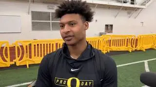 Oregon ducks WR Dillon Mitchell says turning pro was a tough decision