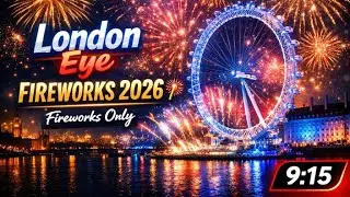London Eye Fireworks 2026 🎆 | Fireworks Only
