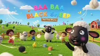 Baa Baa Black Sheep 🐑🎵✨ | Classic Nursery Rhyme for Kids, Toddlers & Preschoolers 🌈👶