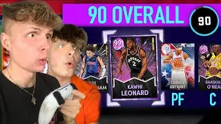 90 Overall Draft Challenges With My BROTHER..