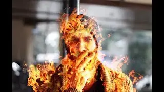 Better photos with fire effect Photoshop | IDesign