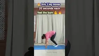 Only 3 Leg Moves 🔥 20 Seconds Each | Strong Legs Workout