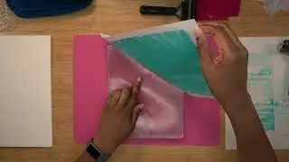 ✨We Gelli Printing with Bubble Wrap, Fam! | Demo'd By Dazia✨