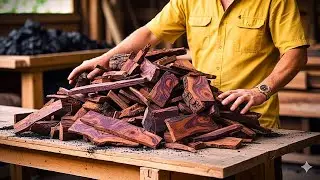 Don’t Throw It Away! See How This Woodworker Transforms an Old Log into Something Amazing