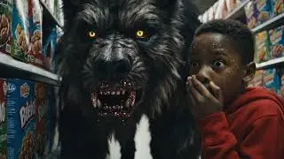 Night of the Blood Wolf 😱 | Werewolf Terror Inside Shopping Mall | Horror Movie Clip (4K AI)