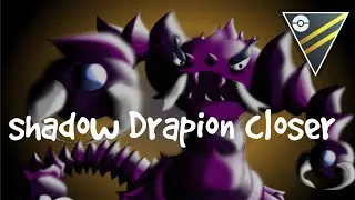 Buffed Shadow Drapion closes matches in the ultra league season 8 go battle legaue #shorts