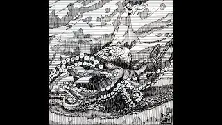 Giant Pacific Octopus ink drawing art process (TikTok Compilation)