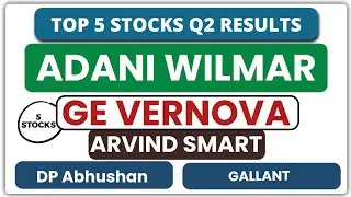 AWL Q2 RESULTS 💥 | G E Vernova Q2 RESULTS | Arvind Smart Q2 Results | Gallant q2 Results | DP Abhu