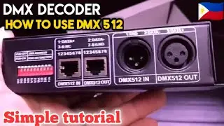 Dmx Decoder 4-cha. paano gamitin? Paano I-Dmx controll |Nja Features