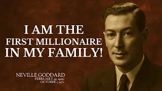 ✨ I AM THE FIRST MILLIONAIRE IN MY FAMILY! | Powerful Neville Goddard Inspired Speech