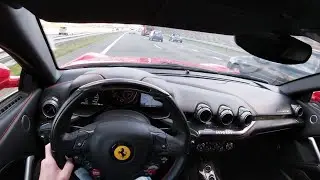 Ferrari F12 POV Test Drive - 6.3 V12