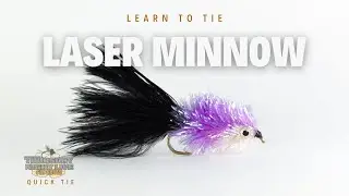 How to Tie the Laser Minnow &ndash; Best Streamer for Imitating Baitfish | Quick Tie Tutorial