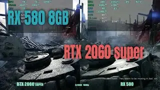 RTX  2060 super vs RX 580 8gb