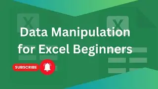 Data Manipulation for Excel Beginners | Data Analytics