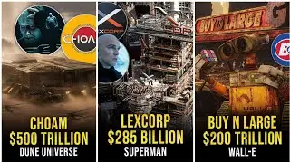 The Richest Fictional Corporations Ever Imagined | From Stark Industries to Wayne Enterprises 💰📈