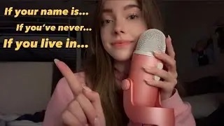 ASMR For SPECIFIC People ONLY