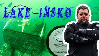 Jezioro Ińsko | Lake Insko | Pęknięcie tektoniczne na dnie jeziora | tectonic fracture  of the lake