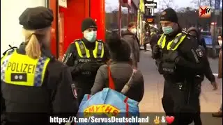 Hamburg: Corona-Polizei auf Streife!