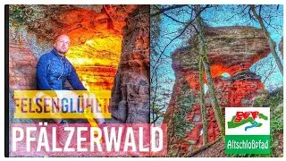 Der Altschlosspfad | Felsenglühen in der Pfalz | Wandern Hiking 4K