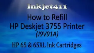 HP DeskJet 3755 (J9V91A) Printer Ink Refill