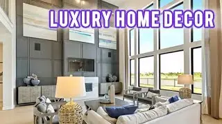 Touring a Luxury Home w/ WHITE Marble Decor : Elegant 1 Story Home Inspiration