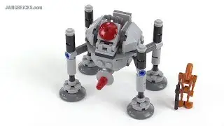 🔄 LEGO Star Wars Microfighters Homing Spider Droid review! 75077 re upload