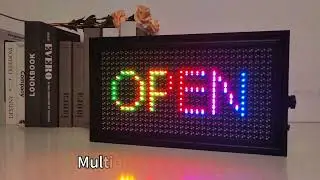 Illuminate Your Business: Battery-Powered LED Open Sign for Versatile Advertising