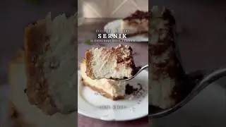 Kremowy sernik waniliowy, na ciasteczkowym spodzie 🤩 proste i pyszne ciasto #cheesecake #sernik
