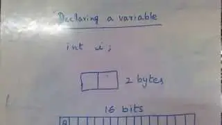 Declaring a variable in C