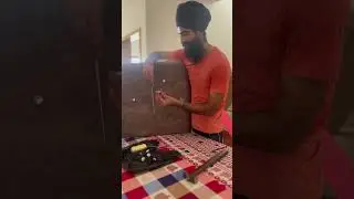 Bed back cushion with buttons #home #bed #reels #sidhumoosewala