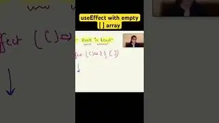 useEffect with empty dependency [ ] array #reactjs #reacthooks #frontendcourse