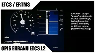Opis ekranu ETCS poziomu 2