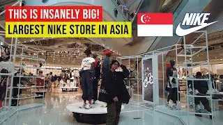 Asia's Largest Nike Store is in Singapore! Insanely Huge Store | Orchard 268