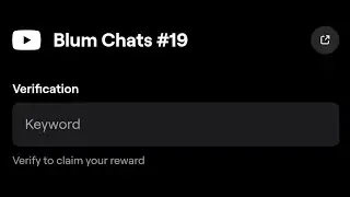 Blum Chats #19 Blum Video code | Blum Academy code | Blum Today video code