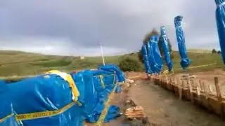 Iniciando el d&iacute;a de trabaj&oacute; en la Mina la Arena en Huamachuco La Libertad