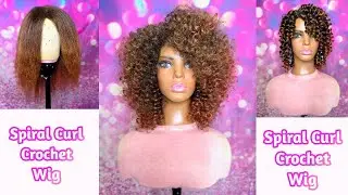 Spiral Curl Crochet Wig | Lynnskinkykreations