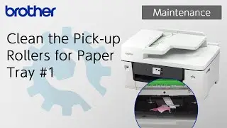 Clean the Pick-up Rollers for Paper Tray #1 [Brother Global Support]