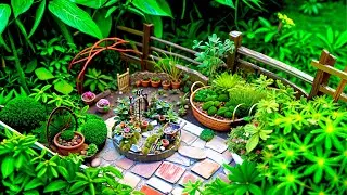 Mini Garden Tour | A Hidden Path Beyond the Gate (Relaxing Miniature World)
