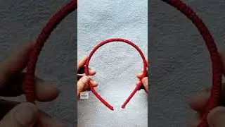 Super Easy Macrame Headband | DIY Hairband | #shorts #ytshorts #headband #macrame #hairbands #viral