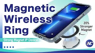 ￼Extra Strong Wireless Magnetic Method Ring for iP/Android/Samsung Holder Sticker