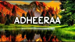 Cobra - Adheeraa (LYRIC) | Chiyaan Vikram | @A. R. Rahman | Ajay Gnanamuthu | TAMIL LYRICS