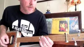 How to play Wild Thing on a 3 String Cigar Box Guitar