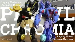 Legacy Evolution Animated Universe Prowl/United Cyberverse Universe Chromia | MrLoubat Review No. 38